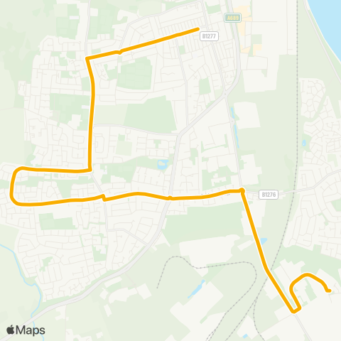 Stagecoach North East  map