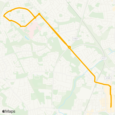 Stagecoach North East  map