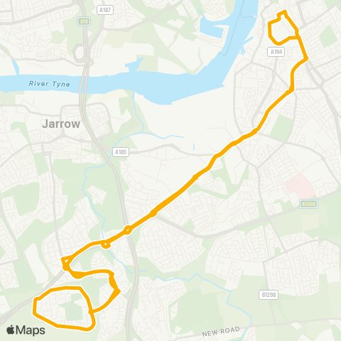 Stagecoach North East  map