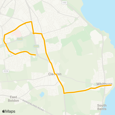 Stagecoach North East  map