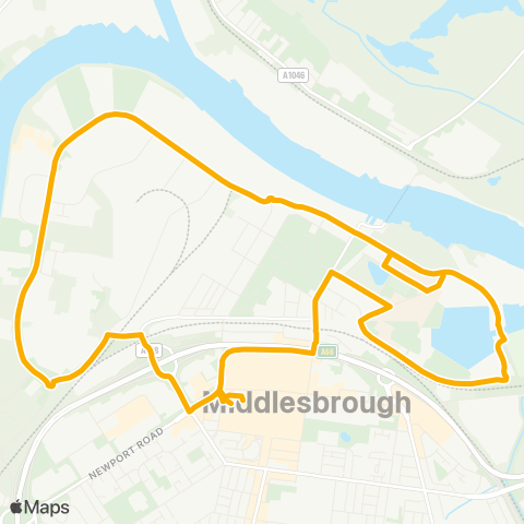 Stagecoach North East  map