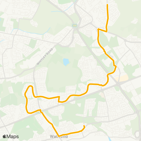 Stagecoach North East  map