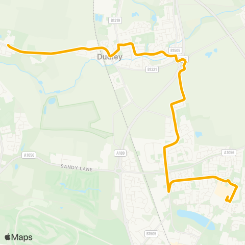 Stagecoach North East  map