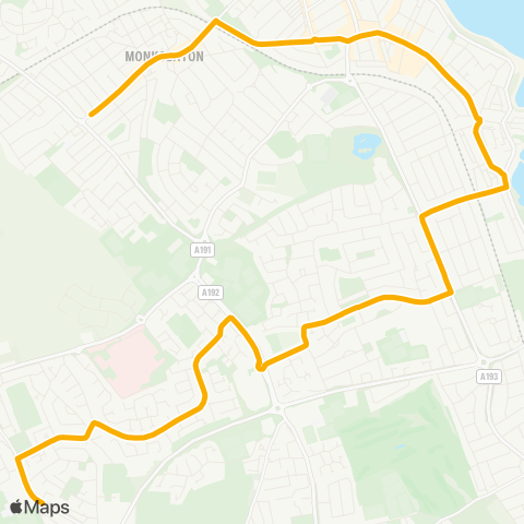 Stagecoach North East  map