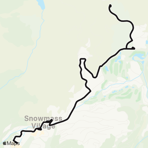 Snowmass Crossings map