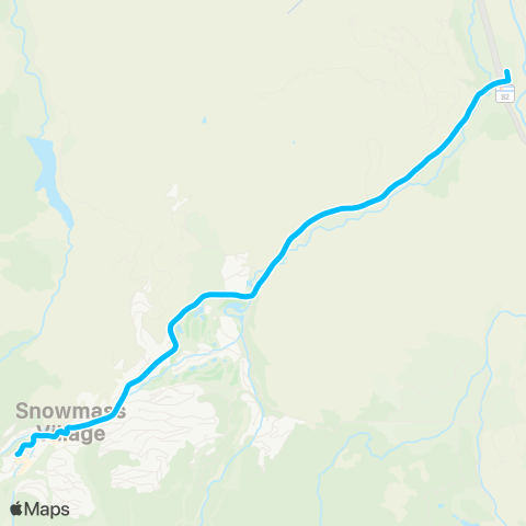 Snowmass SM Bc Park & Ride map