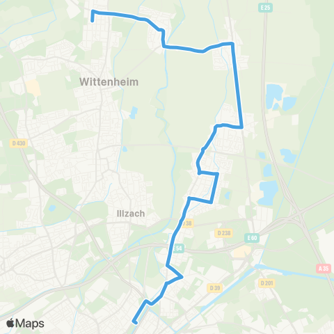 Soléa Lefebvre - Sausheim Mairie / Ste Barbe map