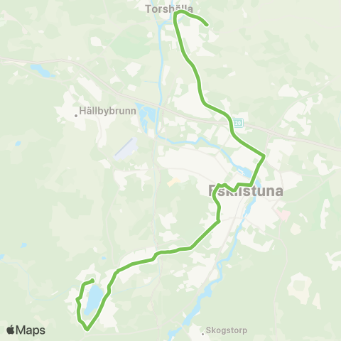 Sörmlandstrafiken Västra Borsökna—Haga (Säby) map