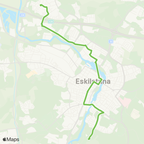 Sörmlandstrafiken Hedevägen—Vilsta Motionscenter map