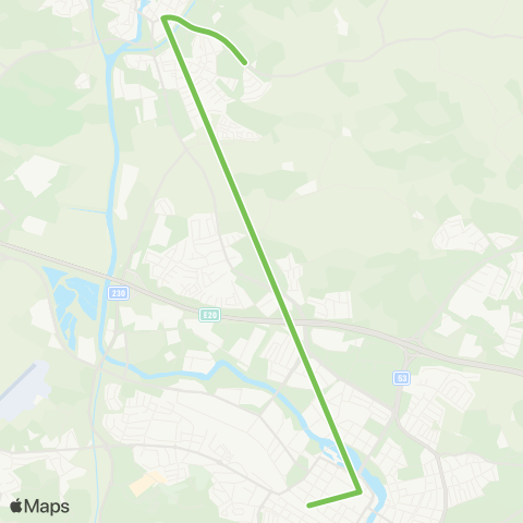 Sörmlandstrafiken Säby—Eskilstuna Resecentrum map