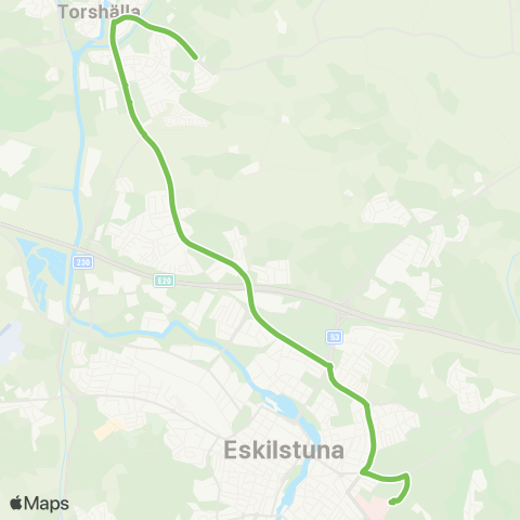 Sörmlandstrafiken Säby—Mälarsjukhuset map