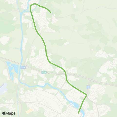 Sörmlandstrafiken Fristadstorget—Haga (Säby) map