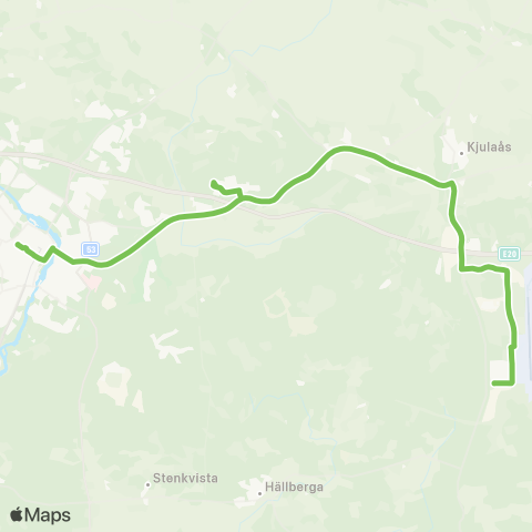 Sörmlandstrafiken Elp Värnvägen—Eskilstuna Resecentrum map