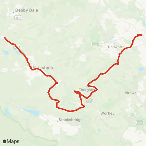 South Pennine Community Transport  map