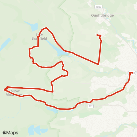 South Pennine Community Transport  map