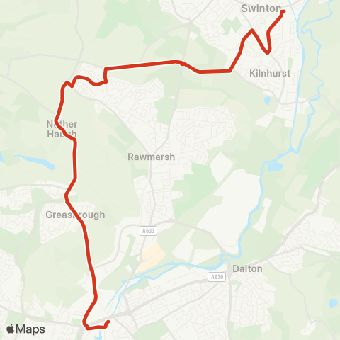 South Pennine Community Transport  map