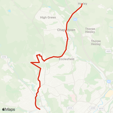 South Pennine Community Transport  map