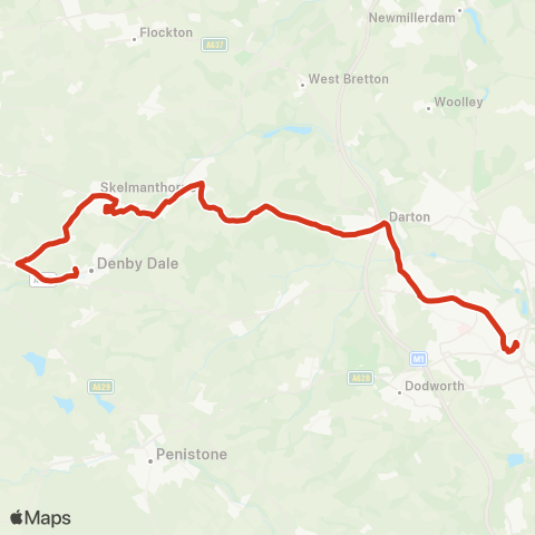 South Pennine Community Transport  map