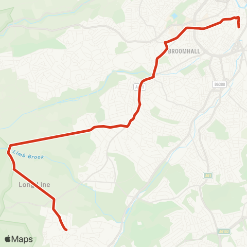 South Pennine Community Transport  map