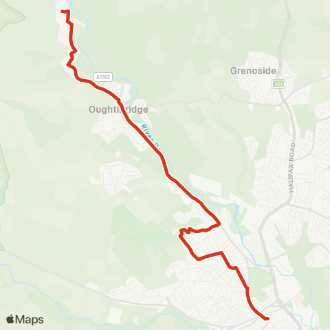 South Pennine Community Transport  map