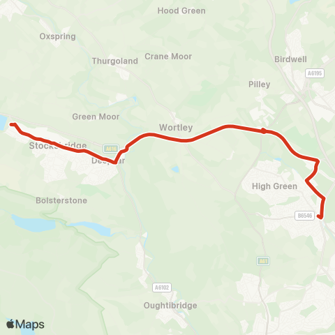 South Pennine Community Transport  map