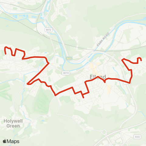 South Pennine Community Transport  map