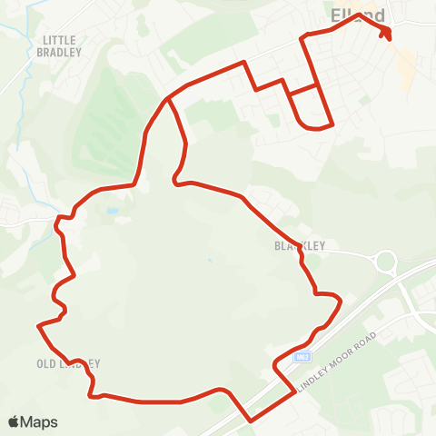 South Pennine Community Transport  map