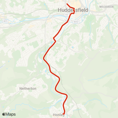 South Pennine Community Transport  map