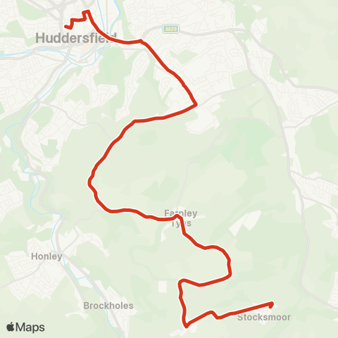 South Pennine Community Transport  map