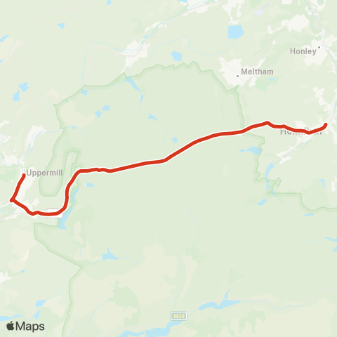 South Pennine Community Transport  map