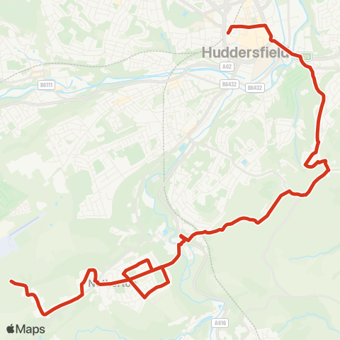 South Pennine Community Transport  map