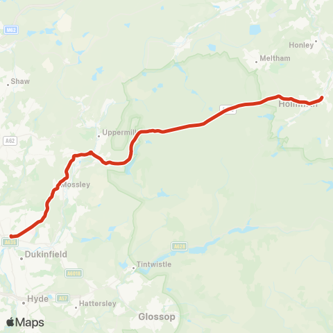 South Pennine Community Transport  map