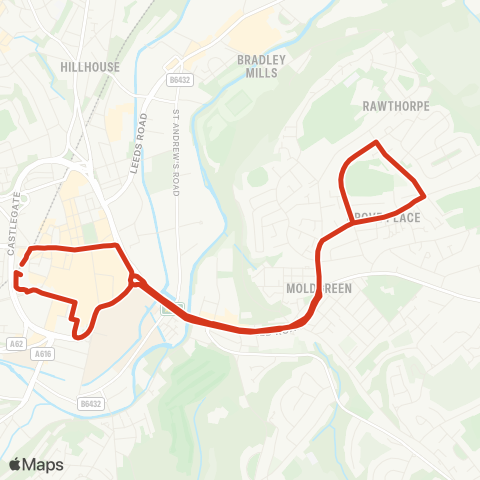 South Pennine Community Transport  map