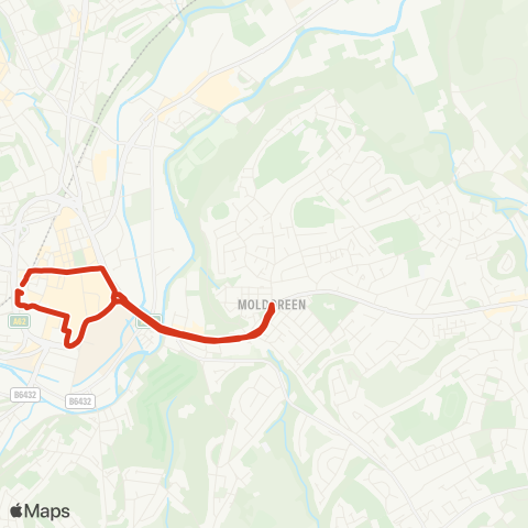 South Pennine Community Transport  map