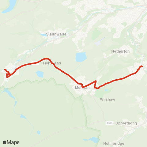 South Pennine Community Transport  map