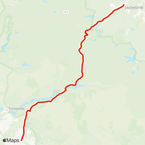 South Pennine Community Transport  map