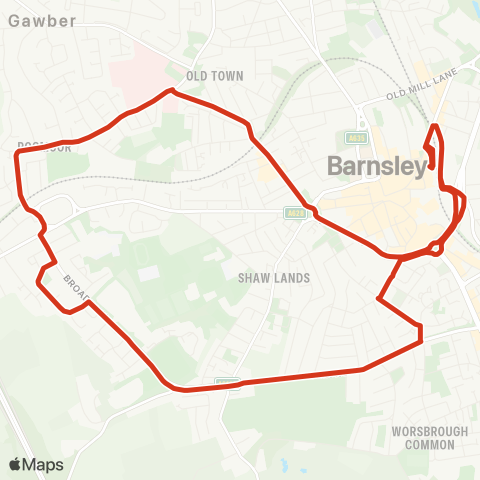 South Pennine Community Transport  map