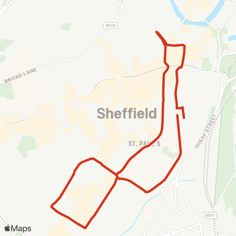 South Pennine Community Transport  map