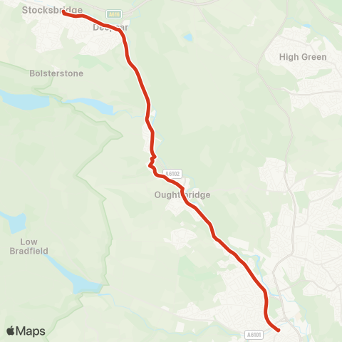 South Pennine Community Transport  map