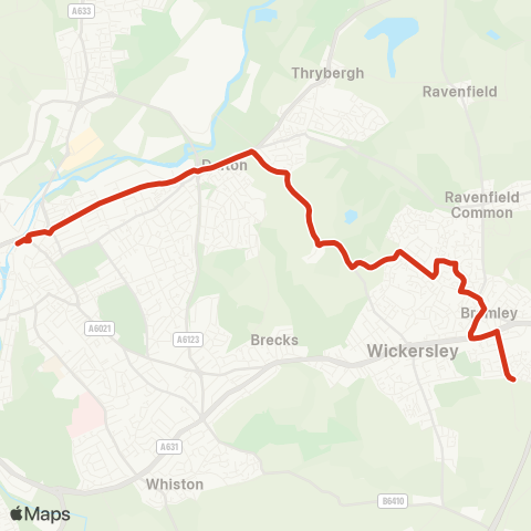 South Pennine Community Transport  map