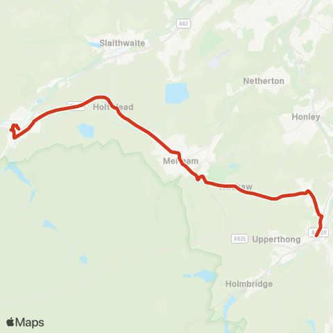 South Pennine Community Transport  map