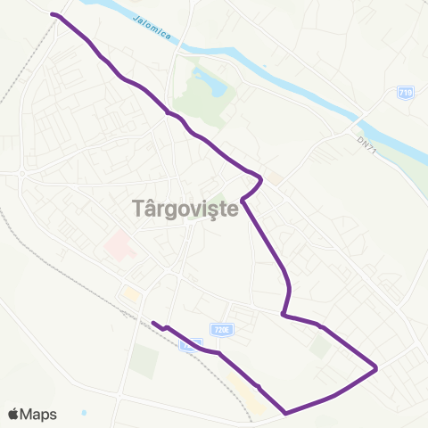 SPMT Gara 2 - Dambovita Mall - Biserica Eroilor - Muntenia - Finante - Halta Teis map