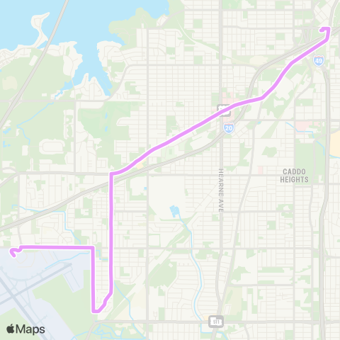 Sportran Fairgrounds map