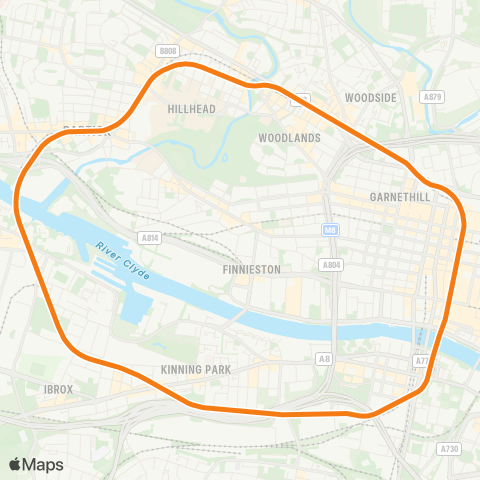 Strathclyde Partnership for Transport Subway map