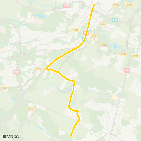 Paris Saclay Gare de Massy-Palaiseau↔︎Laboratoires map