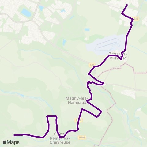 Vélizy Vallées Petits Ponts↔︎Collège M.L.-King / Lycée Franco-Allemand map