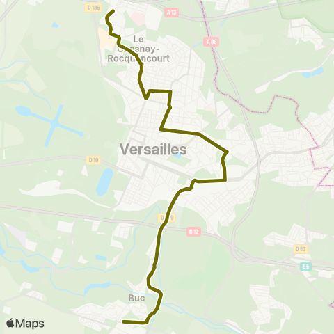 Vélizy Vallées Lycée Franco-Allemand / Ml King↔︎Moxouris map