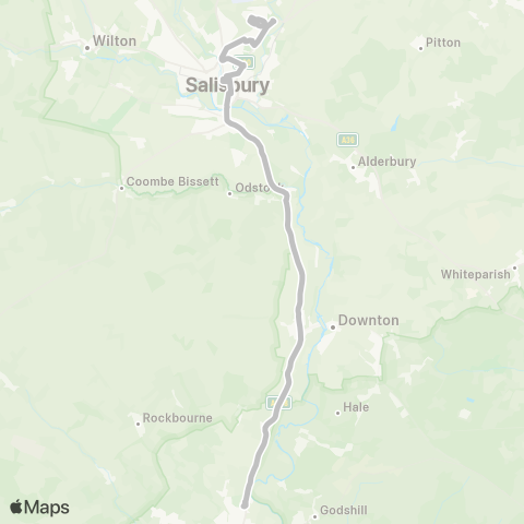 Salisbury Reds St Judes Close - Burgate Sch Grounds map