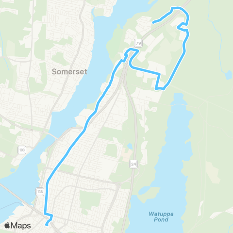 SRTA North Main map