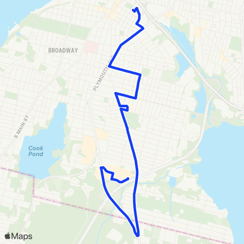 SRTA Stafford Rd map